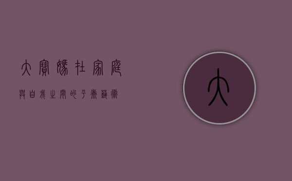 大宝妈，在家庭与自我之间的平衡艺术