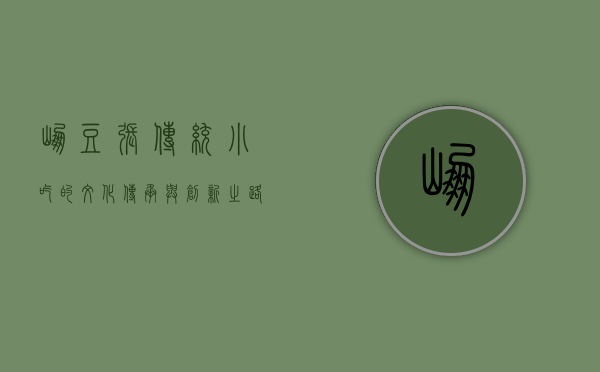 崩豆张，传统小吃的文化传承与创新之路
