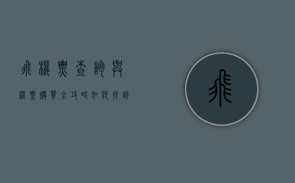 飞机票查询与机票购买全攻略，如何找到最划算的航班