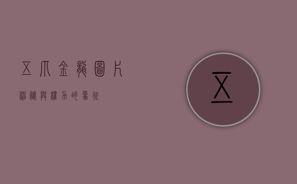 五爪金龙图片，神秘与权力的象征